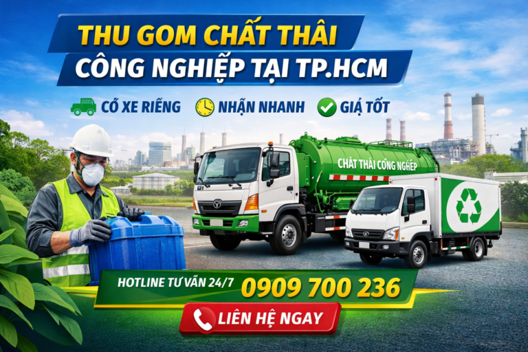 Thu gom chất thải công nghiệp TP.HCM – Có xe – Nhận nhanh | An Phú Long